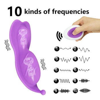 Nosivi vibrator leptir s daljinskim upravljanjem nevidljive gaćice vibrator za žene stimulator klitorisa seks igračke za parove