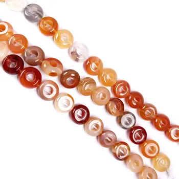 20шт prirodni kamen perle krug dragi udarac free perle za izradu nakita DIY ogrlica narukvica nožna narukvica prsten pribor