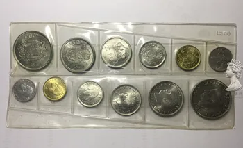 Set od 6 španjolskih novčića 1975 50 centi -1-5-25-50-100 Pesetas pravi originalne kovanice pravi novac zbirka Unc