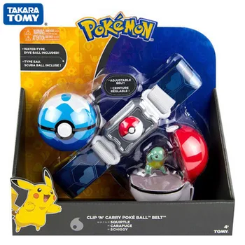 2020 pravi TOMY US version Pokemon Pikachu Master Ball Elf Ball Pojas Set teleskopski dječje igračke božićne darove POKEMON