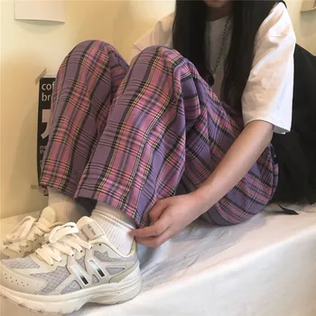 Harajuku ravne hlače pokrivač ispis džep slobodan hlače za žene i muškarce 2020 Japan hip-hop ulične casual hlače unisex