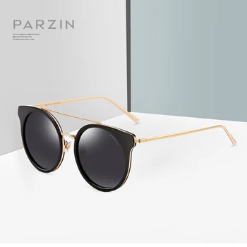 PARZIN Luksuzni Brand Beam Round Polarized sunčane naočale ženska okvira modne šarene naočale ženske sunčane naočale za vožnju