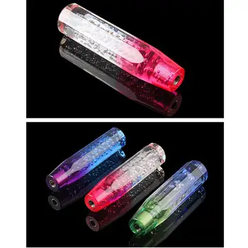 Crystal LED Gear Shift Knob for AT MT Shifter Lever 2 Aadapters switching adapters Cool Funny Automobile Acessories