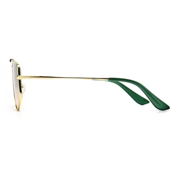 Kachawoo trg sunčane naočale gospodo zeleno smeđe gradijent ispunjava leće uv400 muške naočale žene rafting nepravilnog oblika jesenskih darova