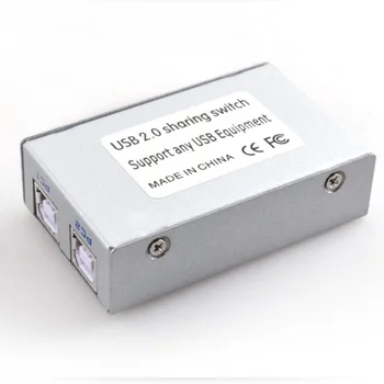 USB 2.0 kompaktni PC metalni razdjelnik adapter kutija pribor pisač zajednički switch hub skener ured automatski 2 porta e-mail