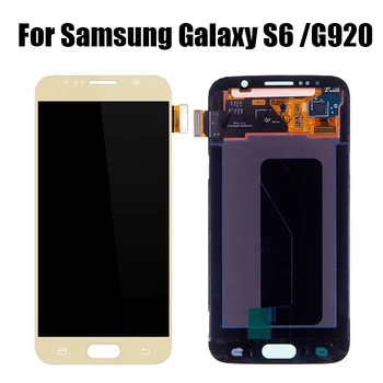 Samsung GALAXY S6 G920 LCD zaslon osjetljiv na dodir digitalizator sklop za Samsung-S6 G920i G920P G920f G920V