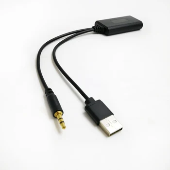 Biurlink Univerzalni auto-12 Bluetooth glazbeni adapter za bežičnu radio stereo AUX-IN Aux kabel USB adapter 3.5mm priključak
