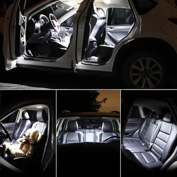 8шт Bijela Canbus LED žarulja auto žarulje unutrašnjost paket komplet za 2017-2020 Fiat 124 Spider Map kupola prtljažniku svjetlo ploča