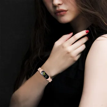 Novi modni stil remen za sat Samsung Galaxy fit-e SM-R375 pametna narukvica muškarci žene zamjenski remen za sat od nehrđajućeg čelika