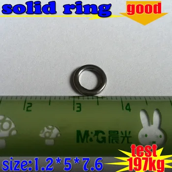 Novi pribor za mamac čvrsta veličina prstena:wire1.2mm outder diameter7.6mm 100 kom./lot