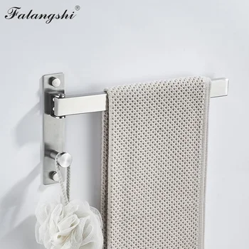 Kupaonica fleksibilan ručnika 304 nehrđajućeg čelika 180 Obrtni rotacijska četka vješalica za odjeću vješalice za ručnike zid WB8709