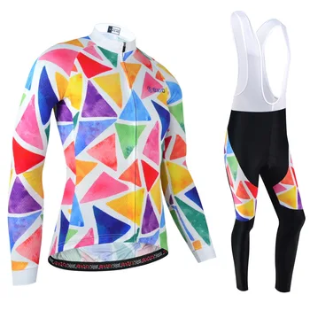 Pravi Bxio Marka zima žene Biciklizam odjeća pre džep toplinske runo bicikl Dres komplet Ropa Ciclismo Mujer BX-181