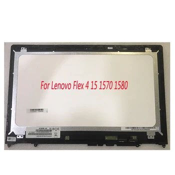LCD-zaslon sa touch screen Digitizer Display Skupštine za Lenovo Flex 4 15 Flex 4-1580 80VE Flex 4-1570 80SB s okvirom