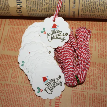 100pc božićne darove kutija Oznake Božićni domjenak suveniri papirnate oznake za pakiranje конфетных kutije za pakiranje Noel Dragee Box DIY Obrtni
