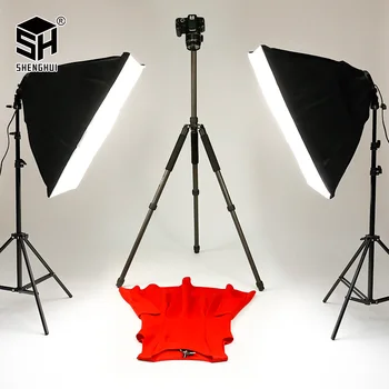 Fotografija 50x70CM četiri lampe софтбокс kit s 8шт lampe софтбокс pribor tripod stalak za profesionalni foto-studio video