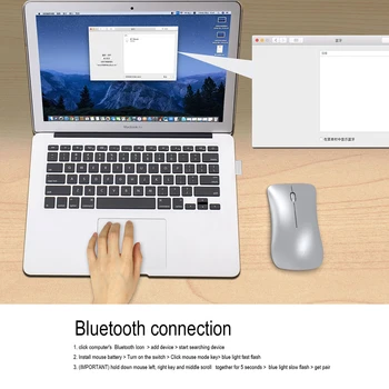 2.4 G bežična Bluetooth miš miš punjiva miš računalo Silent Mause ergonomski USB optički miš za laptop Macbook RAČUNALA