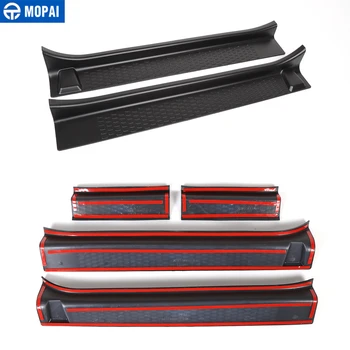 MOPAI Nerf Bars & Running Boards for Car Door Sill Scuff Cover Plate for Jeep Wrangler JL 2018+ for Jeep Gladijator JT 2018+