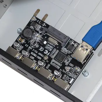 Super Speed PCIE (PCI-E express to 4 ports USB 3.0 HUB USB 3.0 5.25 inch prednja ploča s 4 USB 3.0 za PC računalo desktop