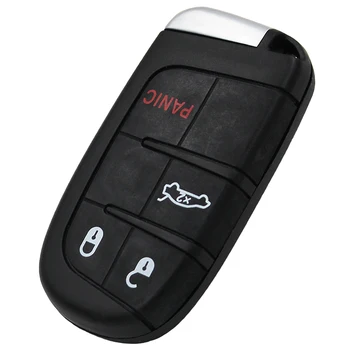 3+1 panika 4 gumba za Smart Remote Key Fob 433MHz s čipom 7953A za Dodge Dart Charger za Chrysler 200 300 uncut M3N40821302