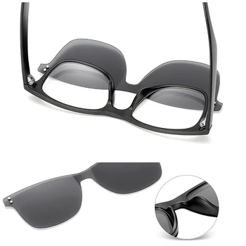 QIFENG moda optički naočale kadar Muškarci Žene isječak na magnetima polarizirane sunčane naočale naočale za kratkovidnost vrijednost kartice okvir QF051