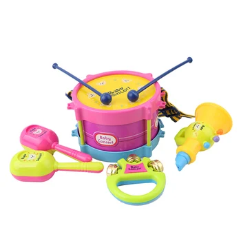 5 kom./compl. Educational Beba Kids Roll Drum Musical Instruments Band Kit Children Toy Beba Kids poklon set