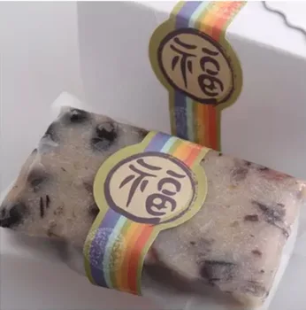 Rainbow dugo dizajn poklon za ispis naljepnica naljepnica za pekarskih proizvoda keks vrećicu bombona i čokolada kutija zanat pakiranje ukras