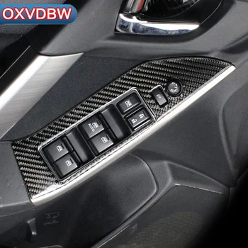 Za Subaru Forester SJ pribor prozor lift control panel ukrasiti karbonskih vlakana auto unutarnje naljepnice 20131417