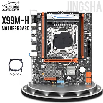 Jingsha X99M-H & M-ATX matična ploča komplet sa XEON E5 2620V3 i 2*8gb=16GB DDR4 2133MHZ ECC REG RAM podrška za 4 memorije i SSD M. 2