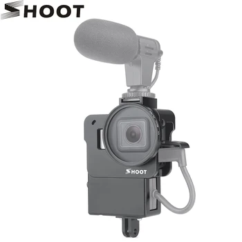 SHOOT Vlog Cage torbica za GoPro Hero 7 6 5 crna sigurnosni Vlogging Cage kućište Shell Frame Case bljeskalicu držač za mikrofon