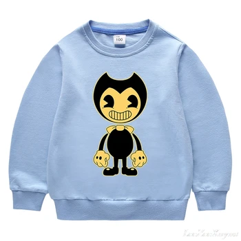 Tkanina anime bendy 3d tiskani hoodies djeca munja pulover crtani majica dječak za djevojke beba veste
