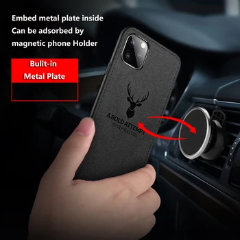 Tekstura tkanina Mačka 3D soft magnetic auto-torbica za Xiaomi Mi 9 Pro Magnet Plate Case For Xiaomi Mi 9 Cover Silicone Funda Etui