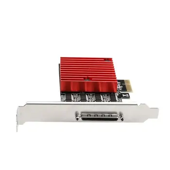 8 port pci-e na DB9 RS232 serijski port na PCIE Riser Card serijski kontroler kartice PCI-E Express Extension Card adapter je pretvarač