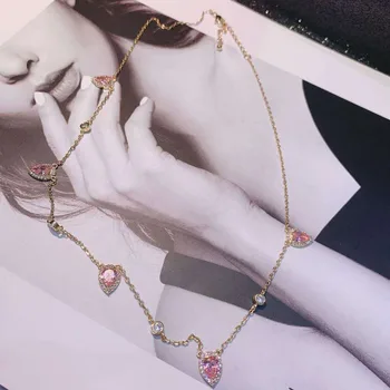 HIBRIDE moderan elegantan početni ogrlica ogrlica more Стекируемое Ogrlice za žene prijateljica supruge dar Bijoux Femme P29