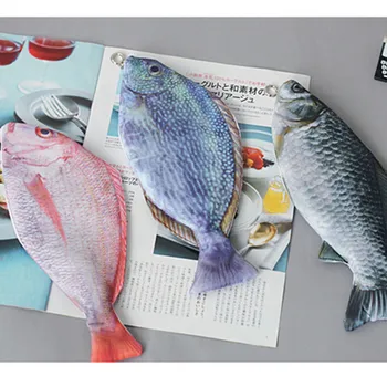 Kreativna riba u obliku olovke torba kutija za olovke kutija za olovke kutija riba velikog kapaciteta ažuriranje školski poklon otkačen poklon