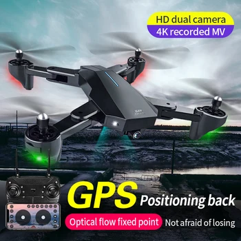 2020 S9 sklopivi RC UAV drone 4K HD širokokutni skladište Quadcopter drone 1080p WiFi FPV Dual camera intelektualni let uav light