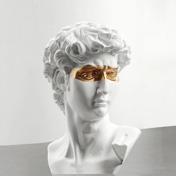 Nodic Giuliano de ' Medici kip David smole statue za ukras David glava skulptura figurica Nordic nakit pribor za dom