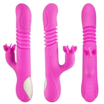 Grijani Protežu Rabbit Vibratori I Seks-Igračke Za Žene Klitoris Double Penetration G-Spot Vibracioni Dildo Za Vaginu Masturbacija