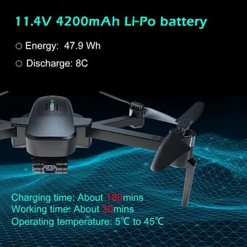 Originalna baterija za Hubsan Zino H117s Drone 7.4 v 4200mah Lipo Battery pribor Hubsan Zino H117s Drones Battery rezervni dijelovi