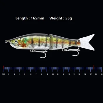 Novi Swimbait 165mm 55g ribolov je veliki mamac tuna mamac crankbait Japan ribolovne opreme ocean, brod za Ribolov na jezero je umjetna rijeka