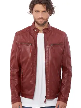 VAINAS europski brand muška jakna od prave kože za muškarce zimska jakna od prave ovčje kože moto jakne biciklistički jakne Alfa