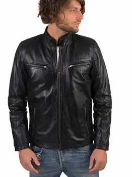 VAINAS europski brand muška jakna od prave kože za muškarce zimska jakna od prave ovčje kože moto jakne biciklistički jakne Alfa