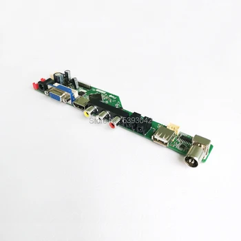 Kit za LTN173KT01-D01 / H01 / J01K01/T01 / W01 LCD panela LVDS VGA USB AV 40-pinski 1600*900 daljinski analognog upravljanja tv naknada pogona