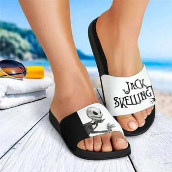 HYCOOL moda ljeto papuče slatka francuski buldog ispis unisex izvana ravne cipele plaža vode flip-flop slajd sandale žene muškarci