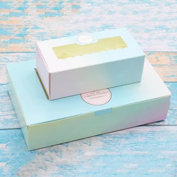 10 kom. korist kutije vjenčanje chocolate chip cookies poklon pakiranje kutija slastičarne bombon kutija duša Rođendana djeteta pakiranje isporuke