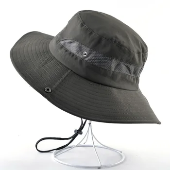 Anti-UV sunčane kape za žene Sport na otvorenom šešir sa širokim poljima riblja kapa ljeto planinarenje, kampiranje kosti горрос unisex kantu kape muškarci