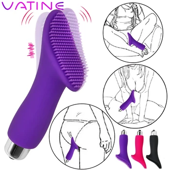 VATINE Brush Vibrator za G-spot masaža vaginalni stimulator klitorisa Thorn, Prst Vibrator AV Rod seks-igračke za žene seks-robe