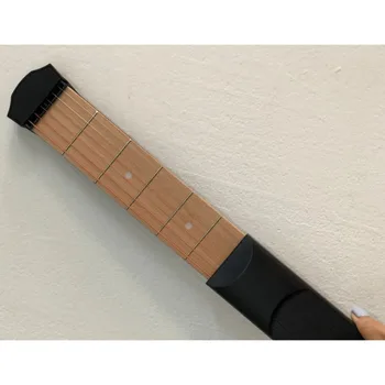 Prijenosni Ručni Gitara Pretvorbe Simulator Model Drveni Praksa 6 Struna Gitara Trener Gadget S Vrećom Za Početnike