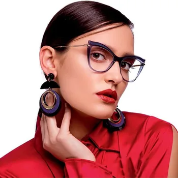 Proziran acetat optički naočale ženski Moda elegantan okvir za naočale za žene recept sunčane naočale kadar