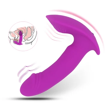 Nevidljivi vibrirajuće gaćice strapon ženska masturbacija dildo vibrator G Spot za žene stimulator klitorisa seks-igračke za odrasle