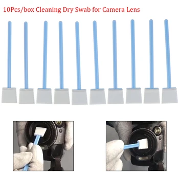 10шт DSLR Cleaning Swab Cleaning Kit Cleaner Digital CCD CMOS senzor APS-C Senzor Frame Camera Objektiv Care
